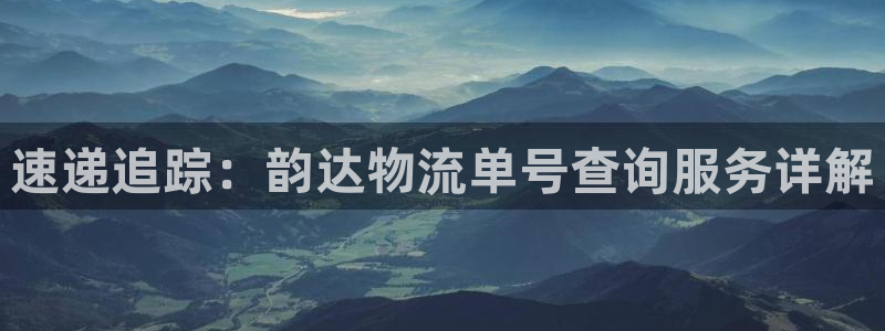 ,优游国际吧：速递追踪：韵达物流单号